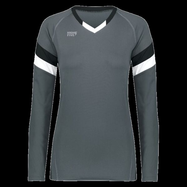 Ladies TruHit Tri-Color Long Sleeve Jersey Thumbnail