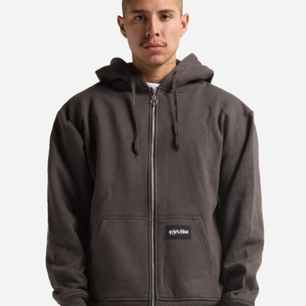 Unisex Essential Super Heavyweight Full-Zip Hooded Sweatshirt Thumbnail