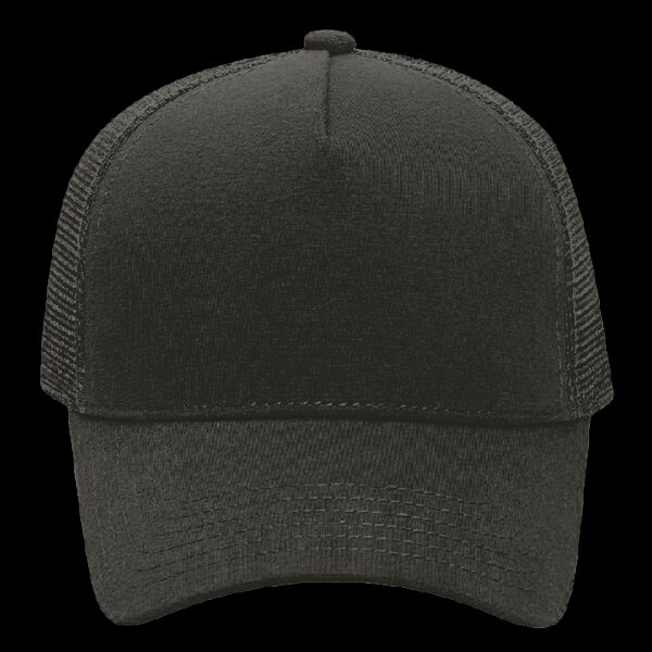 OTTO CAP® 5 Panel Mid Profile Mesh Back Trucker Hat Thumbnail