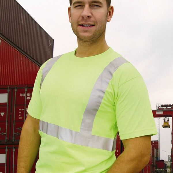 Unisex USA-Made 50/50 High Visibility T-Shirt Thumbnail