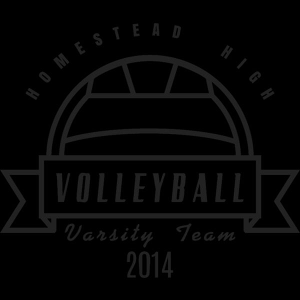 Volleyball Template DNT001 BW Thumbnail