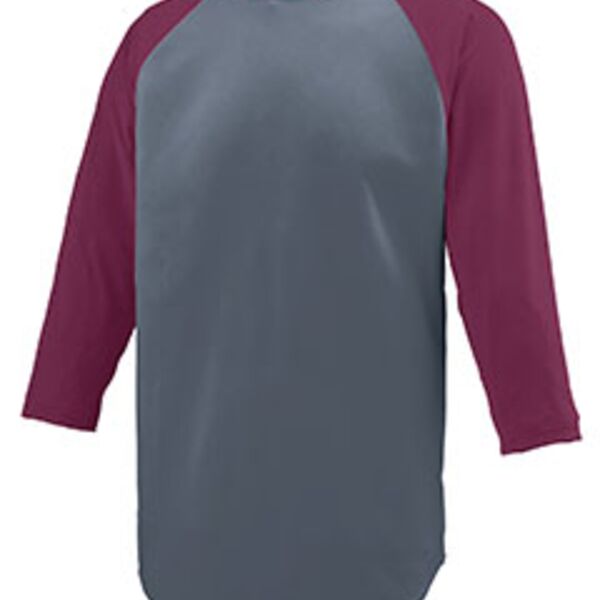 WEB STORE Adult Wicking Polyester 3/4 Raglan Sleeve T-Shirt Thumbnail